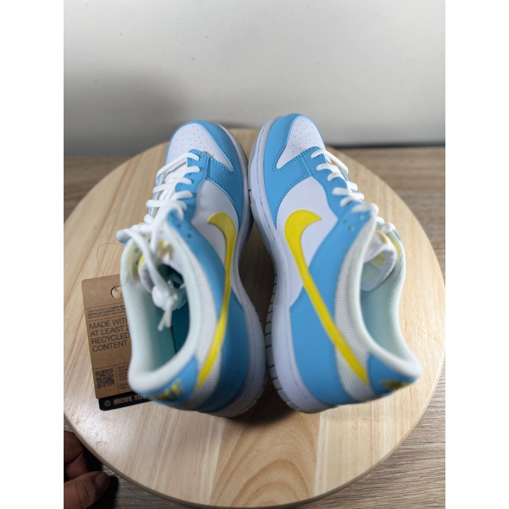 Nike Dunk Low GS Homer Simpson Mens 6.5y Shoes Blue Athletic Casual Sneakers - Picture 7 of 11